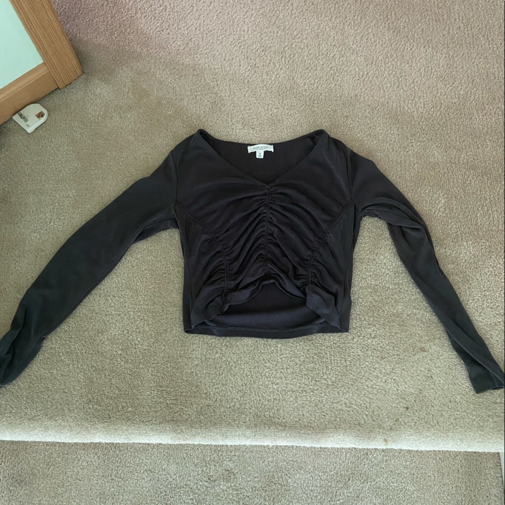 longsleeve soft crop shirt